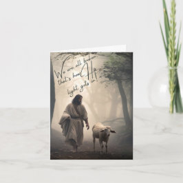 Cartão De Festividades Estamos todos quebrados, é assim que sua luz entra