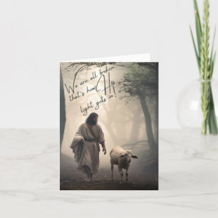 Cartão De Festividades Estamos todos quebrados, é assim que sua luz entra