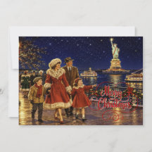 Estátua da Liberdade de Natal Americano dos anos 5