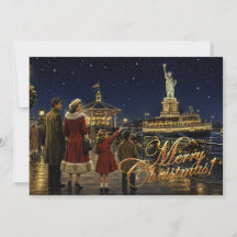 Estátua da Liberdade do Natal americano dos anos 1