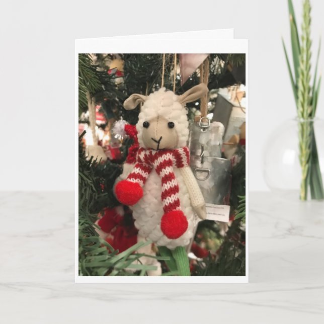 CARTÃO DE FESTIVIDADES ESTE PEQUENO QUER DIZER *FELIZ NATAL* (Frente)