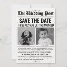 Estes Miúdos Estão se Casando Jornal de Casamento