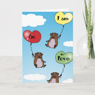 Cartão De Festividades Estou tão apaixonado