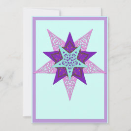 Cartão De Festividades Estrela