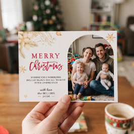 Cartão De Festividades Estrela de Natal Arco Moderno Foto