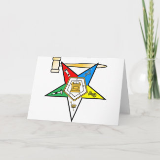 Cartão De Festividades Estrela oriental após artigos da matrona