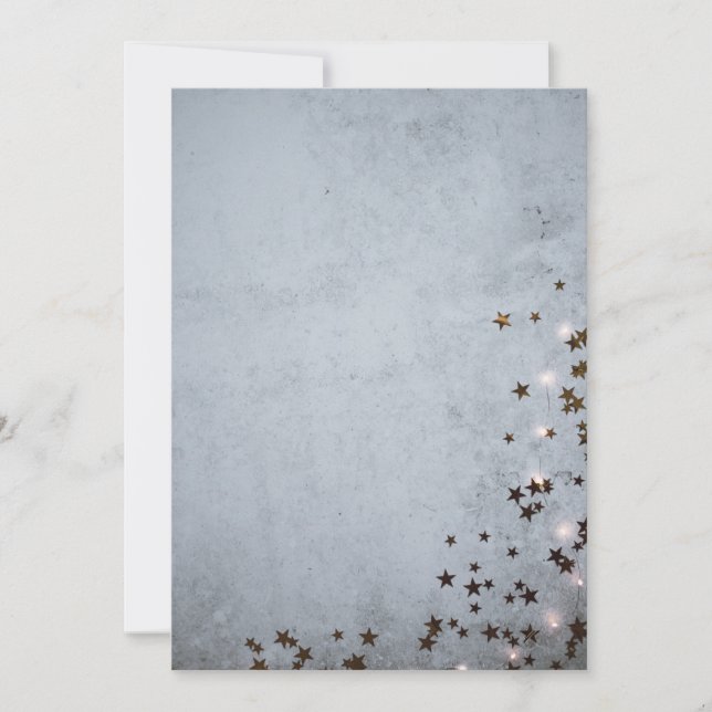 Cartão De Festividades Estrelas (Frente)