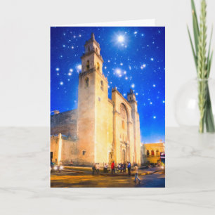 Cartão De Festividades Estrelas Brilham No México