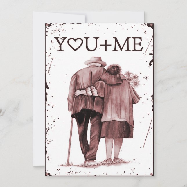 Cartão De Festividades Eterno Love (Frente)