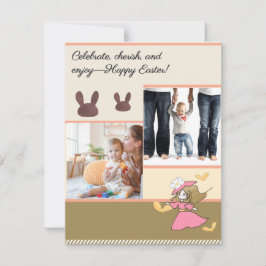 Cartão De Festividades Ethereal Spring: The Easter Godフラットシーズンカード