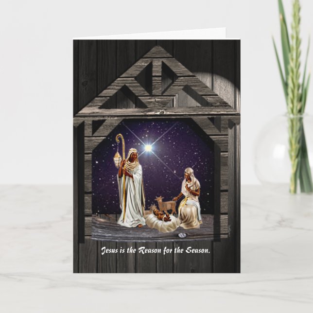 Cartão De Festividades Étnico (Frente)