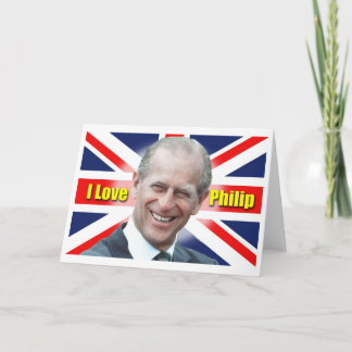 Cartão De Festividades Eu Amo Philip