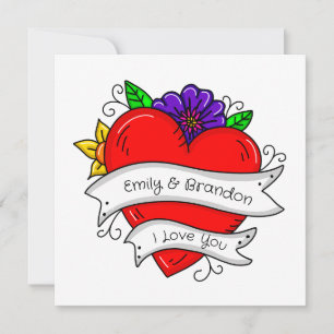 Cartão De Festividades Eu Amo Você   Dia dos Namorados ou Aniversário