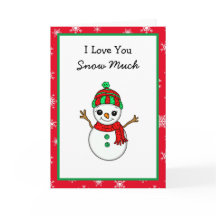 Eu Amo Você Muito Neve, Trocadilho de Boneco de Ne