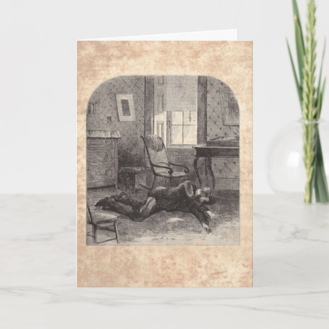 Cartão De Festividades Eu caí para você (Frente)