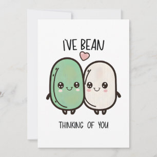 Cartão De Festividades Eu Estive Pensando em Você Punção de Alimentos no 