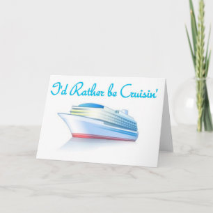 Cartão De Festividades Eu Preferencialmente Estar Cruzando