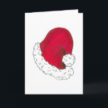 Cartão De Festividades Eu sou a sua festa de Natal de Papais noeis secret<br><div class="desc">Apresenta uma ilustração original de um chapéu vermelho de Papai Noel, com seus PAPAIS NOEIS SECRETOS em uma fonte divertida. Excelente para uma troca de presentes de feriado! Este design de Papai noel também está disponível em uma variedade de outros produtos. Não vê exatamente o que está procurando? Entre em...</div>