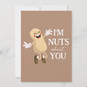 Cartão De Festividades Eu sou loucos sobre você Ama o Humor do Aniversári
