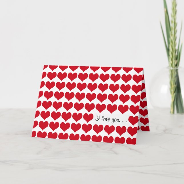 Cartão De Festividades Eu Te Amo. . . ~ DIA DE OS NAMORADOS (Frente)