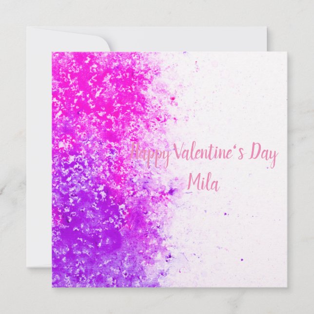 Cartão De Festividades Eu te amo. Eu te quero para sempre (Frente)