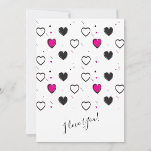 Cartão De Festividades "Eu Te Amo!" - Feliz Dia dos Namorados Linda