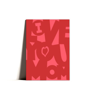 Cartão De Festividades Eu Te Amo, Mãe Humor Feliz dia de as mães