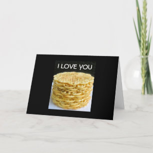 CARTÃO DE FESTIVIDADES EU TE AMO "MAIS DO QUE PIZZELLES"