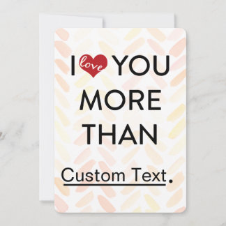 Cartão De Festividades Eu te amo mais que namorados engraçada