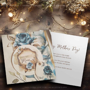 Cartão De Festividades Eu Te Amo Nome Personalizável Da Mãe