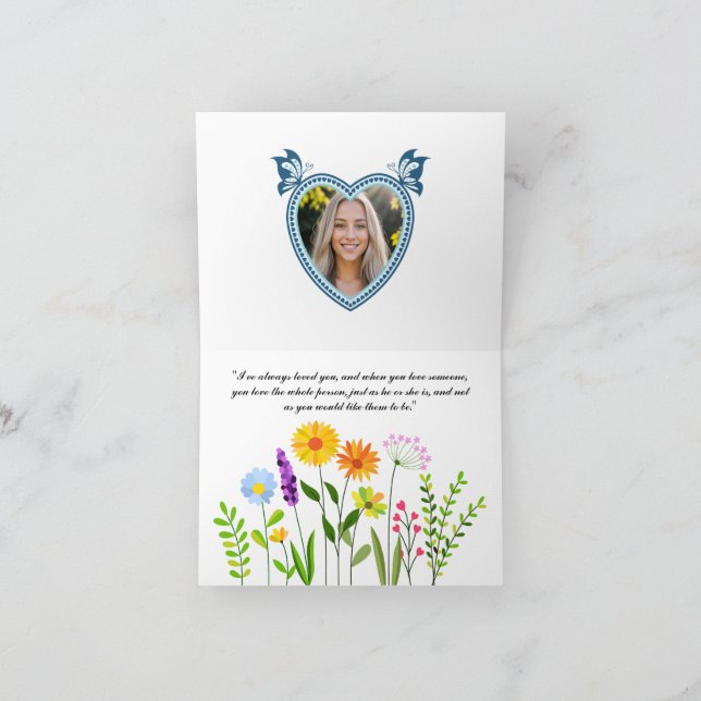 Cartão De Festividades Eu te amo tanto meu amor (Interior)