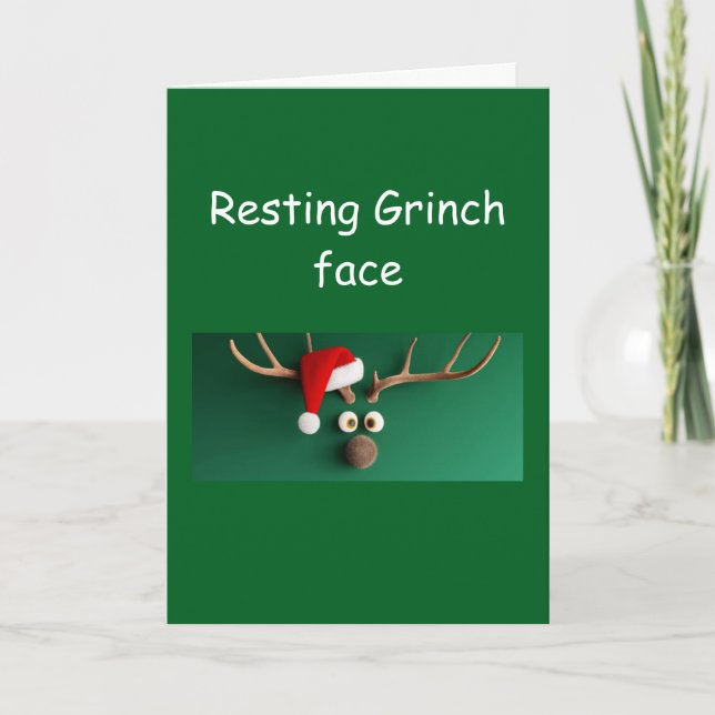 CARTÃO DE FESTIVIDADES *EU VOU SENTIR SUA FALTA NO NATAL!" (Frente)