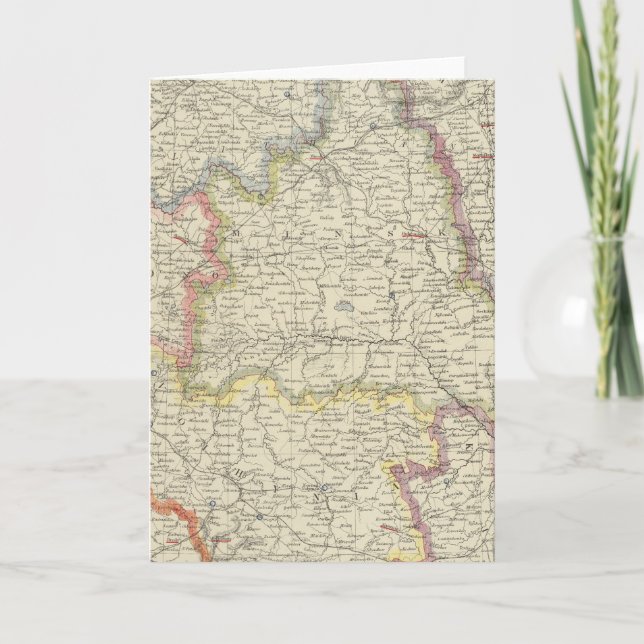 Cartão De Festividades Europe, Belarus, Ukraine (Frente)