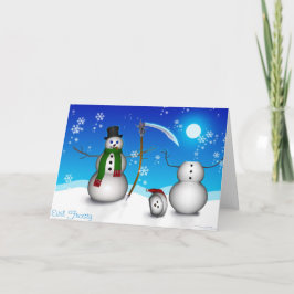 Cartão De Festividades Evil Frosty (Card)