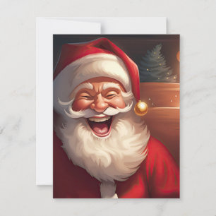 Cartão De Festividades Excelente Santa Claus
