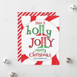 Cartão De Festividades Excesso de Doces Elfo Alegre Natal Feliz
