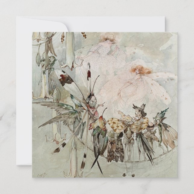 Cartão De Festividades “Exotics at Play” by A Duncan Carse (Frente)