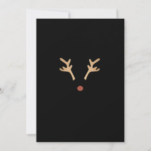 Cartão De Festividades Expressão Artística Divertida Oh Deer