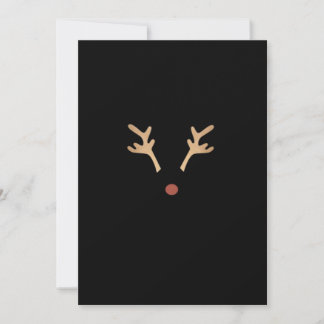 Cartão De Festividades Expressão Artística Divertida Oh Deer