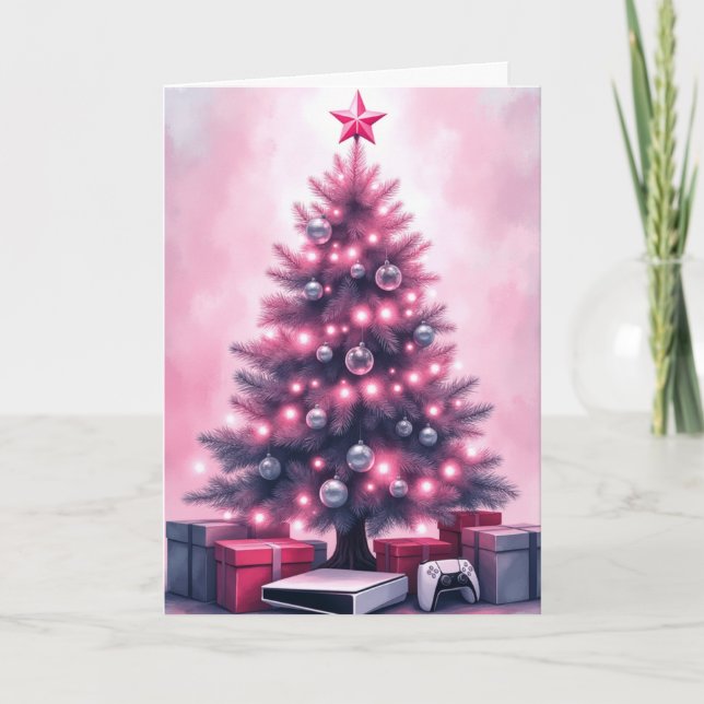 Cartão De Festividades Fabulous Gamer Christmas Card  (Frente)