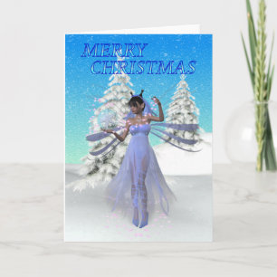 Cartão De Festividades Fairy Christmas