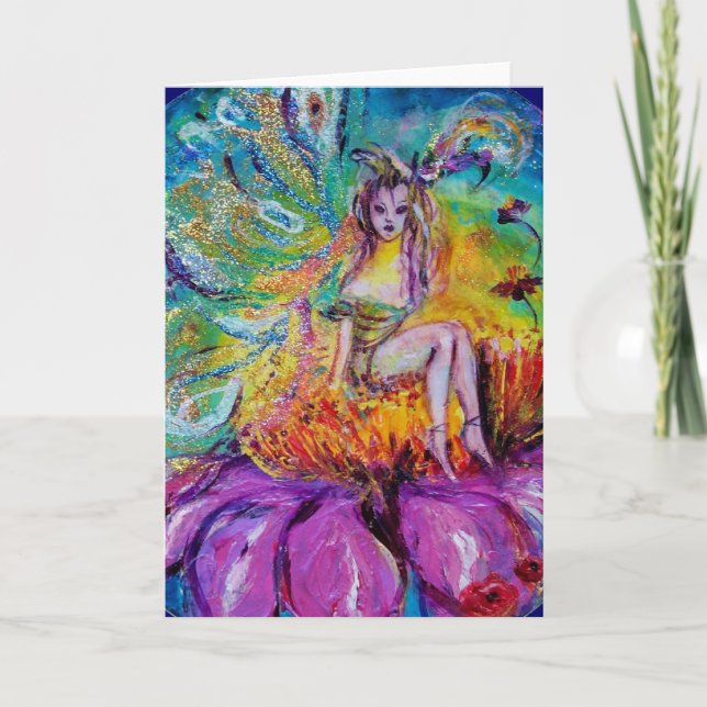 CARTÃO DE FESTIVIDADES FAIRY NA NOITE (Frente)