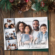 Faixa de Fotos com Rótulo de Natal