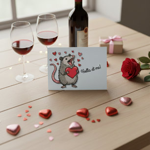 Cartão De Festividades Fala Comigo Meu Amor