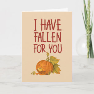 Cartão De Festividades Fallen Por Seu Engraçado Dia de os namorados De Ou