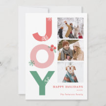 Família de colagem de fotos de alegria de roteiro 