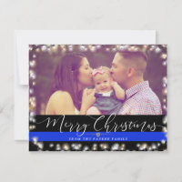 Família Policial | Foto personalizada de Natal