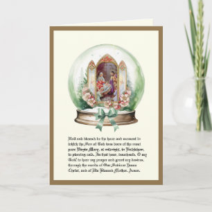 Cartão De Festividades Família Santa Natal Religioso Novena de Santo Andr