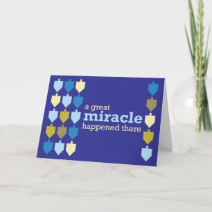 Cartão De Festividades Family Chanukah greeting card