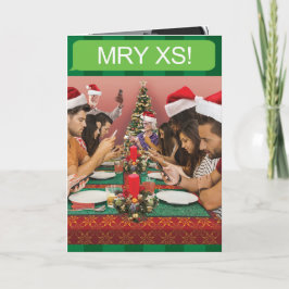 Cartão De Festividades Family Holiday Texting Christmas Funny Card